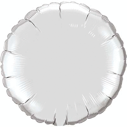 Picture of Anagram 27301 36 in. Round Silver Foil Balloon