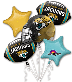 Picture of Anagram 74592 NFL Jacksonville Jaguars Foil Balloon Bouquet