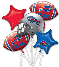 Picture of Anagram 74593 NFL Buffalo Bills Foil Balloon Bouquet