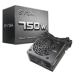 Picture of EVGA 100-N1-0750-L1 750 Watt ATX 12 V & EPS 12 V Power Supply