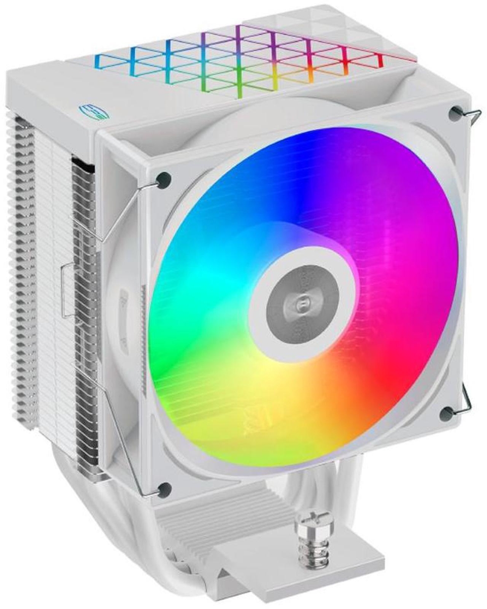 R400 ARGB WH 133 mm CPU Liquid Cooler with PWM ARGB Fan, White
