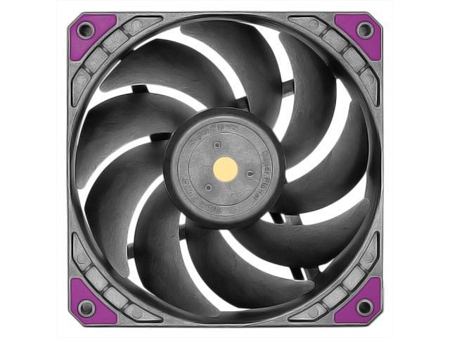 SF-PF121-BK 120 mm Megacool Case Fan - Black & Purple