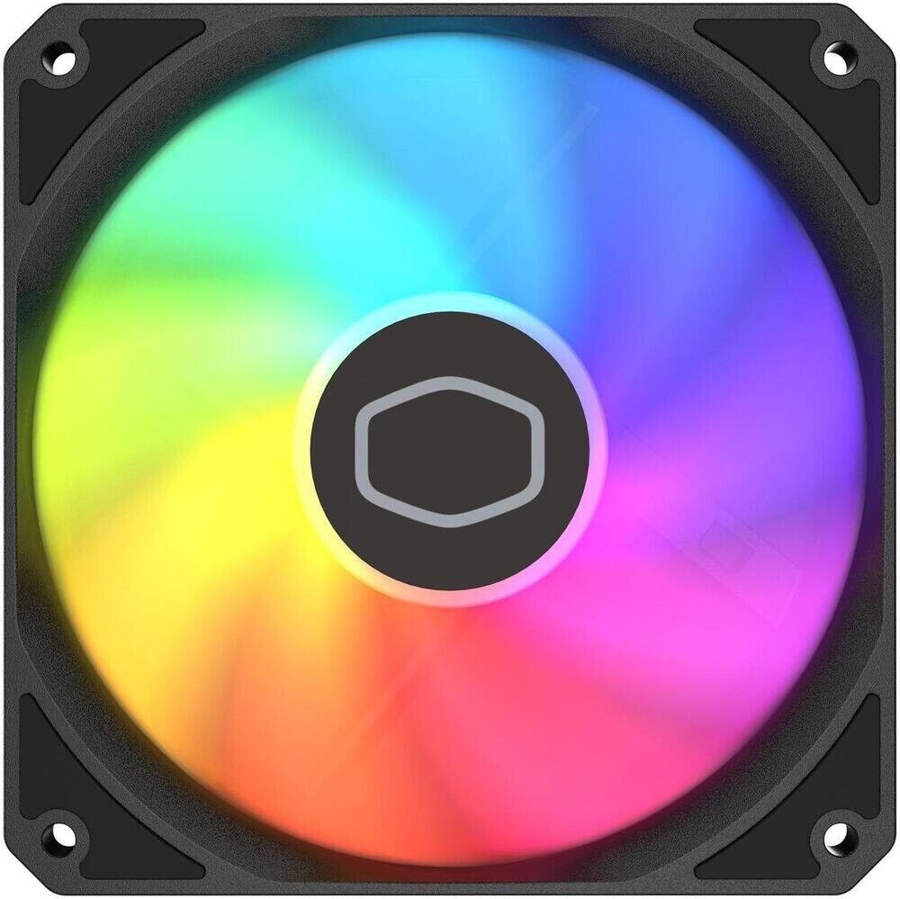 Picture of Cooler Master MFW-B2DN-17NPA-R1 MF120 Lite Case Liquid Cooler Air Cooler - 120 mm ARGB Lighting - ARGB Splitter - Dynamic PWM 1 - 750 RPM - Air Balance Blades - Hybrid & PBT Frame