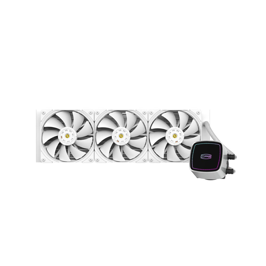DE360-WHAWXX-GL Cooling Fan & Water Block & Pump, White