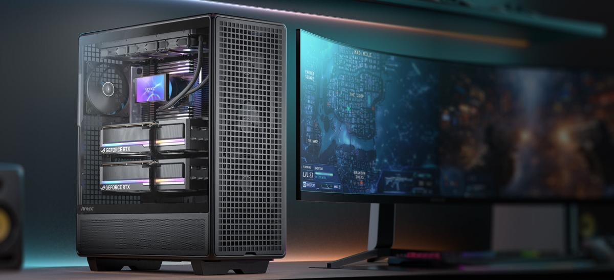 900 900 Full Tower Case - AI Workstation & Gaming Chassis - Supports E-ATX & Threadripper & Back-Connect MB - 6 PWM Fans Included - Type-C 10Gbps