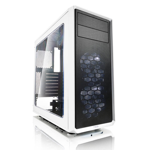 Picture of Fractal Design FD-CA-FOCUS-WT-W Fractal Focus G No Power Supply Atx Mid Tower with Window - White