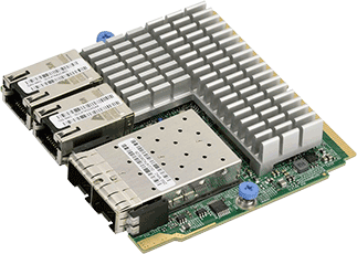 Picture of Supermicro AOC-MH25G-M2S2TM Dual-port 25 Gigabit & Dual-port 10 Gigabit Ethernet Adapter