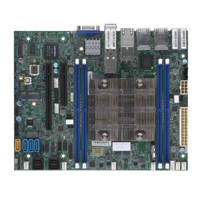 Picture of Supermicro X11SDV-8C-TP8F-B Intel Xeon D-2146NT DDR4 SATA3 & USB 3.0 Flex ATX Motherboard & CPU Combo