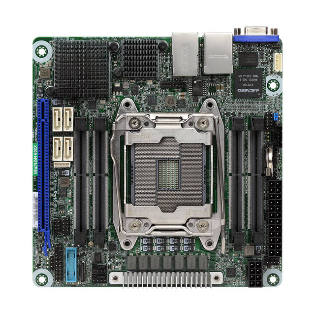 Picture of ASRock X299 WSI-IPMI LGA2066&#44; Intel X299 & DDR4 Mini-ITX Motherboard