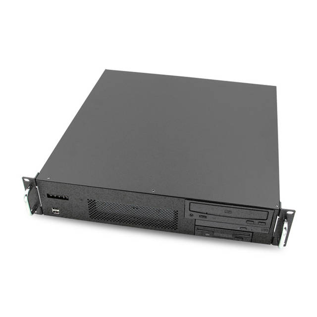 Picture of AIC RMC-2A0-0-0-200-C No Power Supply 2U Rackmount Server Chassis&#44; Black