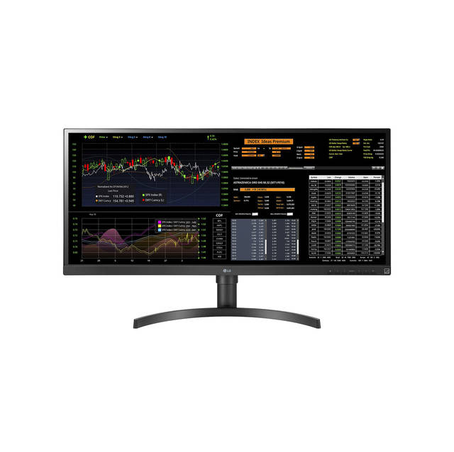 Picture of LG 34CN650N-6A 34 in. 1000-1 5ms IPS FHD HDMI, DisplayPort, USB3.1 Monitor with Speakers, Black