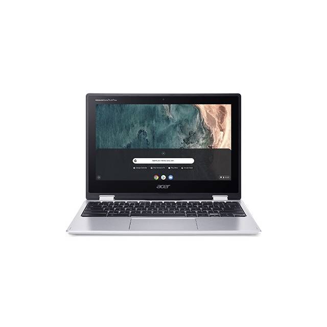 Picture of Acer NX.HKKAA.005 CP311-2H-C679 11.6 in. Intel Celeron N4000 1.1GHz&#44; 4GB LPDDR4&#44; USB3.1 & Chrome Laptop - Pure Silver