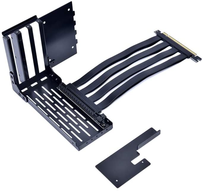 Picture of Lian Li LAN2-1X 200 mm Premium PCI-E x16 3.0 Black Extender Riser Cable & Covert Bracket for Lancool II & Lancool 2