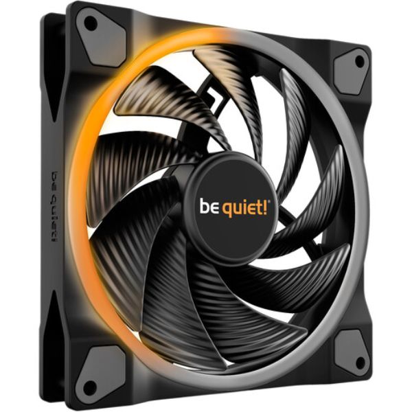 Picture of Be Quiet BL075 140 mm 4-Pin Light Wings PWM High-Speed Premium ARGB Cooling Fan for Radiators
