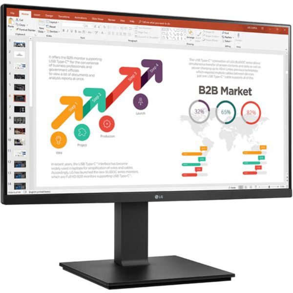 Picture of LG Electronics 24BP450Y-I 23.8 in. 5ms Anti-Glare IPS Full HD D-Sub HDMI Displayport Monitor, Matte Black
