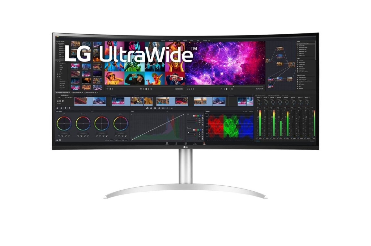 Picture of LG 40BP95C-W 39.7 in. Ultra Wide Curved HDR LED Monitor