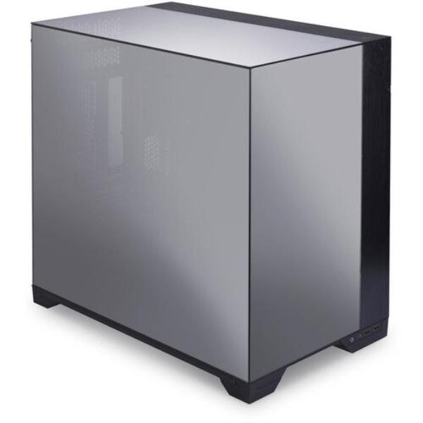 Lian-li O11VC.US O11VC O11 Vision Chrome Aluminum, Steel & Mirror Tempered Glass ATX Mid Tower Computer Case, Black -  Lian Li