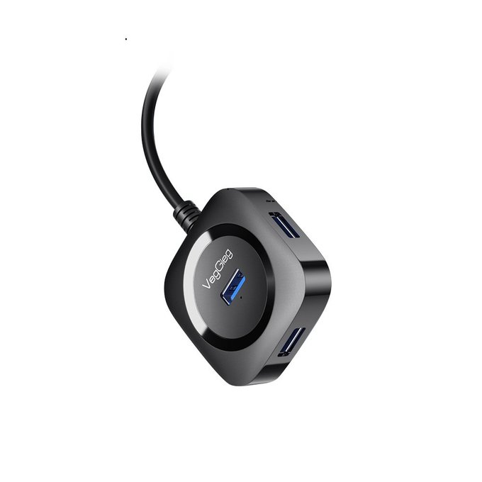V-U342 3.3 ft. USB 3.0 Hub for Laptop, Multi Port Expander & Fast Data Transfer USB Splitter
