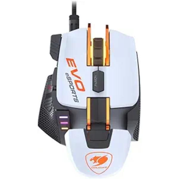 Picture of Cougar 700M EVO ESPORTS 700M EVO Esports 16000 DPI Optical Gaming Mouse with Adjustable Palm Rest&#44; Weights & Fully Configurable Buttons&#44; Black
