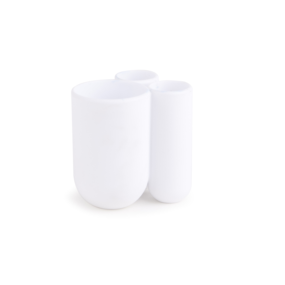 Picture of Umbra 023271-660 Touch Toothbrush Holder & Toothpaste Organizer - White