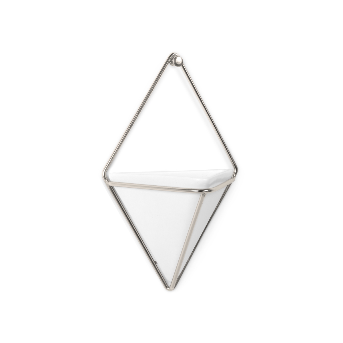 Umbra 470753-670 Umbra 470753 Trigg 4-3/8" x 2-1/2" Wall Display Ceramic Planter by Moe Takemura - Set of 2