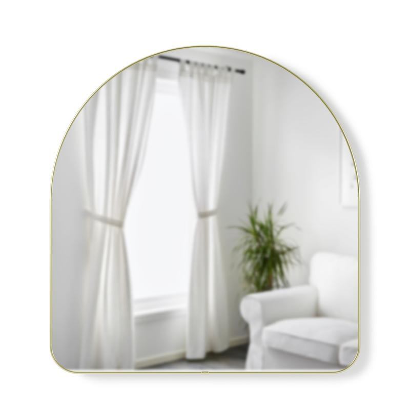 Picture of Umbra 1017061-104 34 x 36 in. Hubba Arched Mirror, Brass