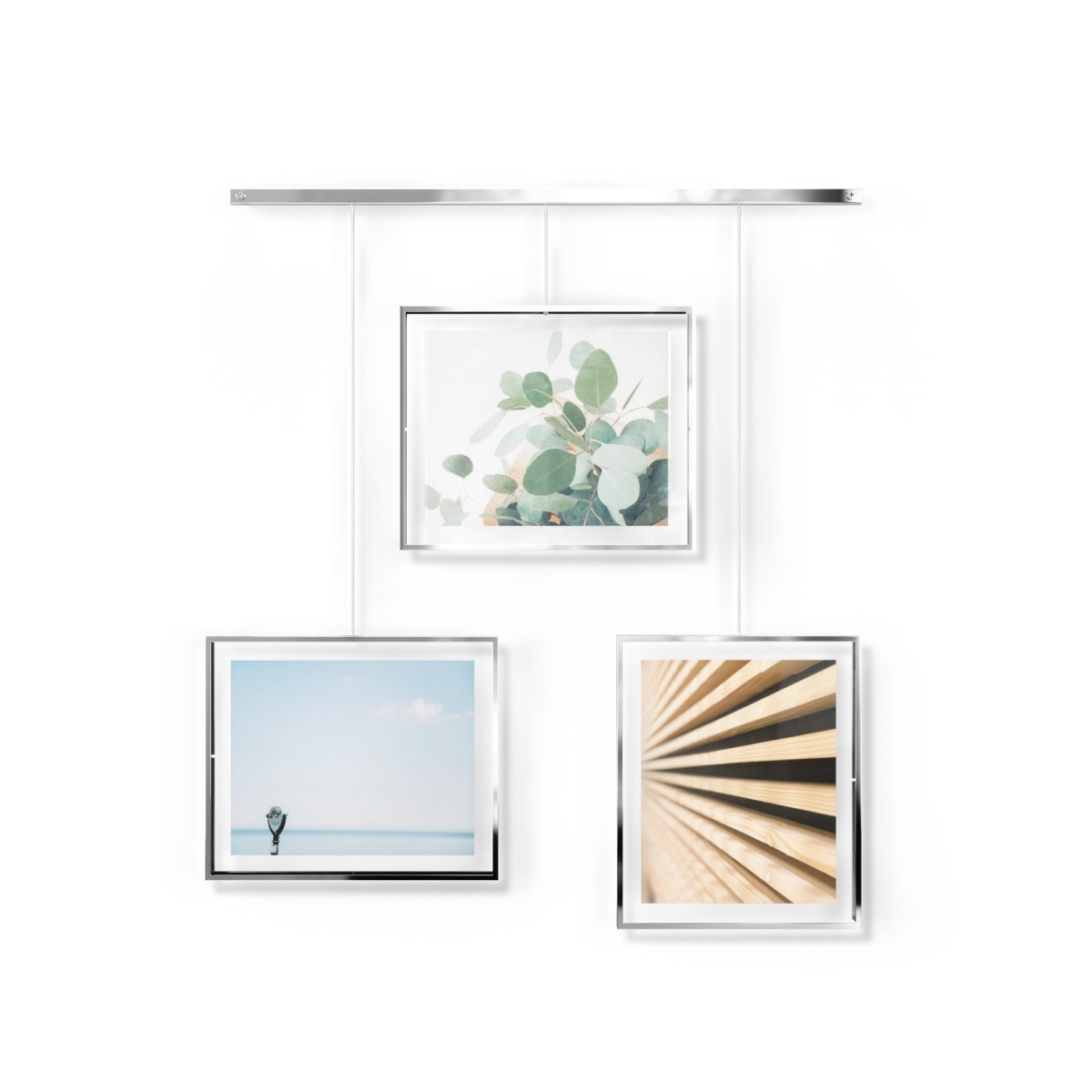 Picture of Umbra 1018090-158 8 x 10 in. Exhibit 3OP Photo Display Multi Frame&#44; Chrome