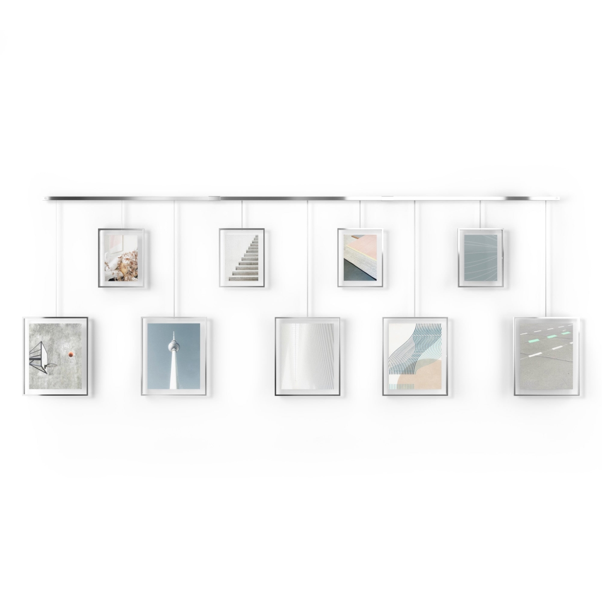 Picture of Umbra 1018092-158 Exhibit 9OP Photo Display Multi Frame&#44; Chrome