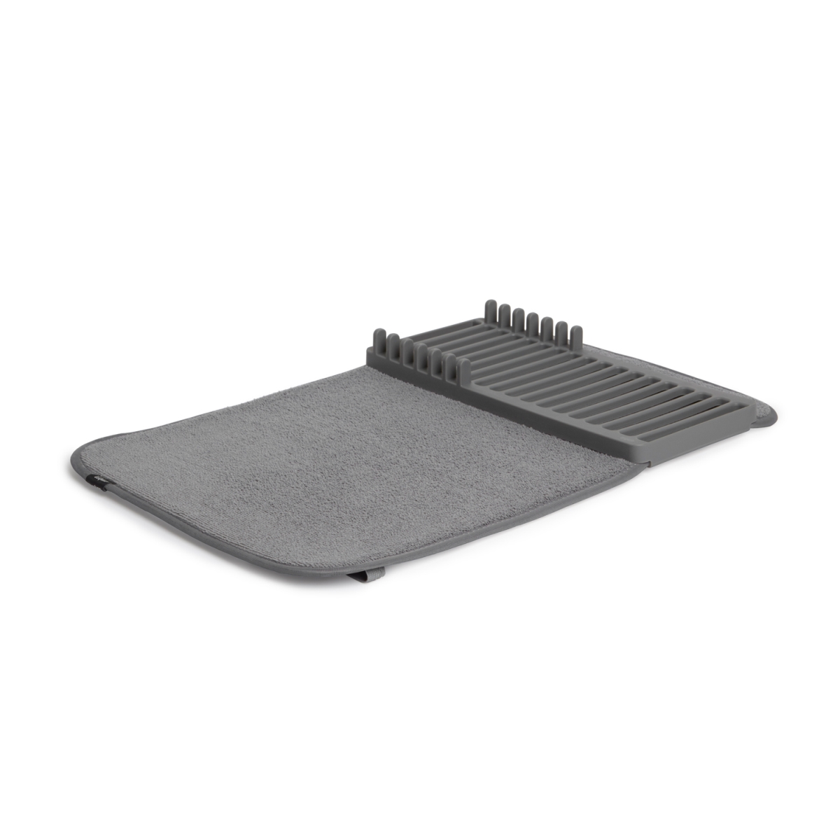 Picture of Umbra 1004301-149 UDRY Mini Dish Drying Rack & Microfiber Dish Mat&#44; 20 x 13 in. - Charcoal