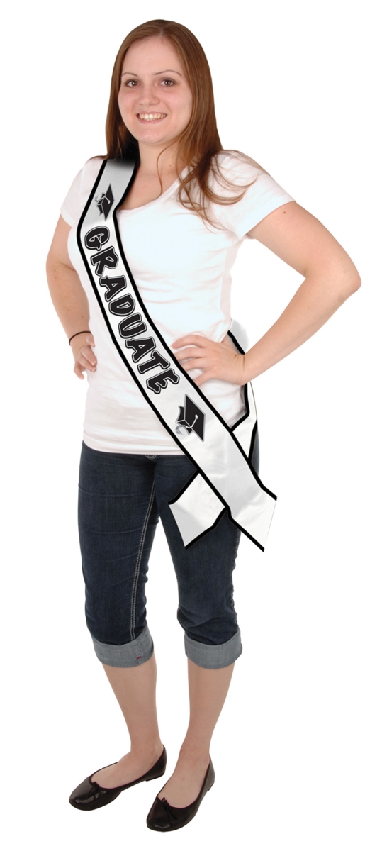 Picture of Morris Costumes BG60553 Graduate Satin Sash Costume