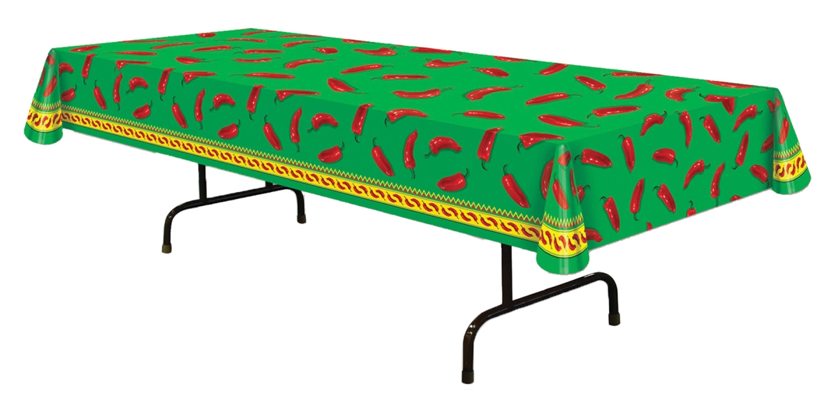 Picture of Morris Costumes BG57301 Chili Pepper Table Cover
