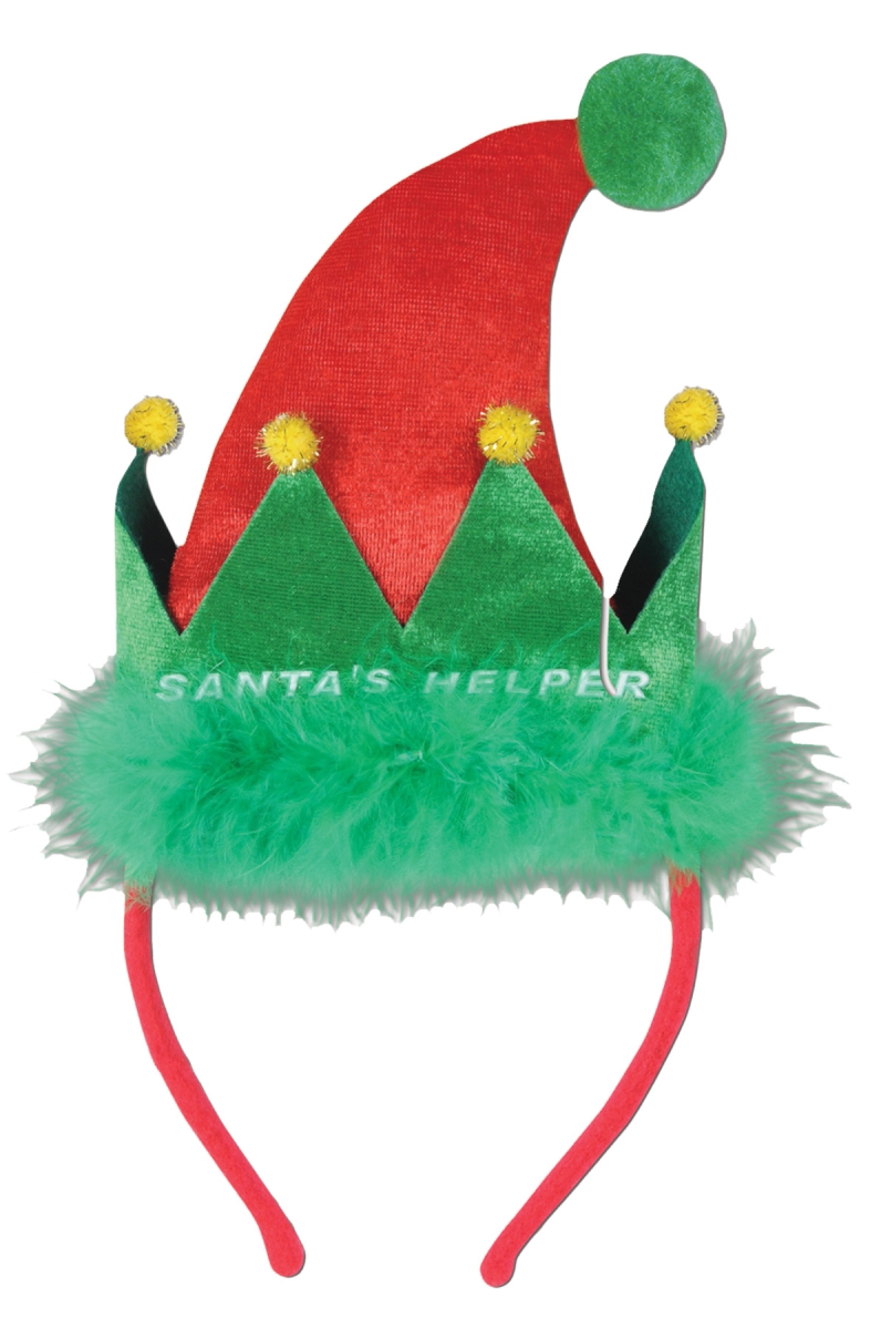 Picture of Morris Costumes BG20711 Santa Helper Headband Costume