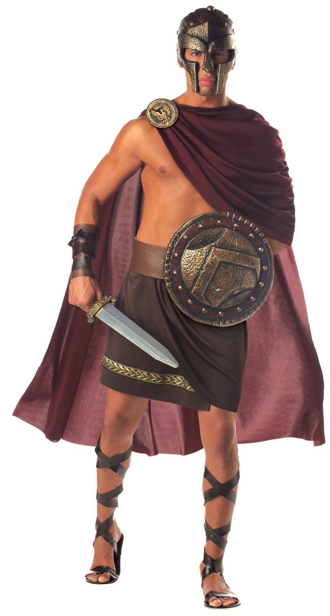 Picture of Morris Costume CC01023LG Spartan Warrior Men Costume&#44; Large 42-44