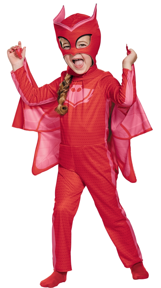 Picture of Morris Costumes DG17156M Owlette Classic Toddler Costume, Size 3 - 4 Tall