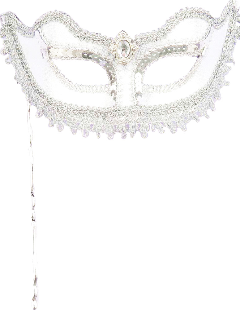 Picture of Morris Costumes FM60130 White Parade Mask