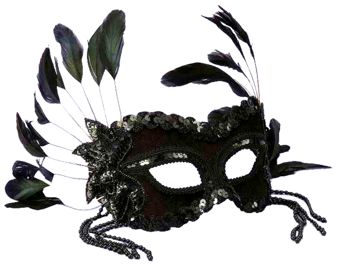 Picture of Morris Costumes FM59522 Venetian Mask Black