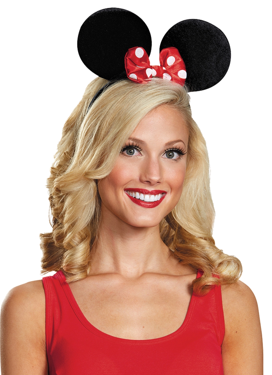 Picture of Morris Costumes DG95772 Minnie Mouse Ears Deluxe Exclusive Headband