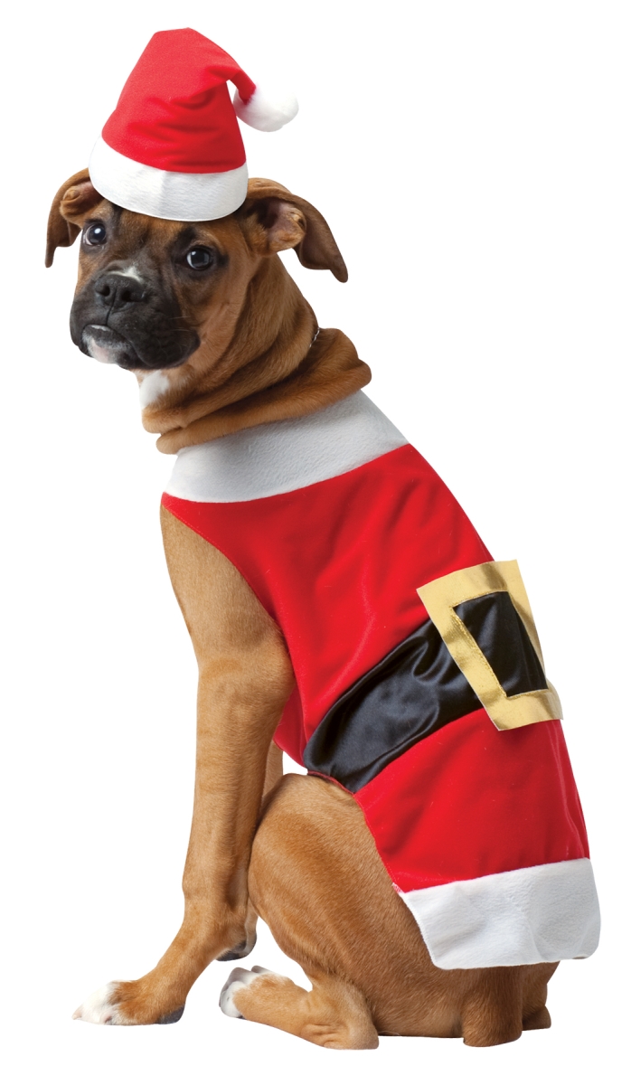 Picture of Morris Costume GC5027XX Santa Dog Costume, 2XL