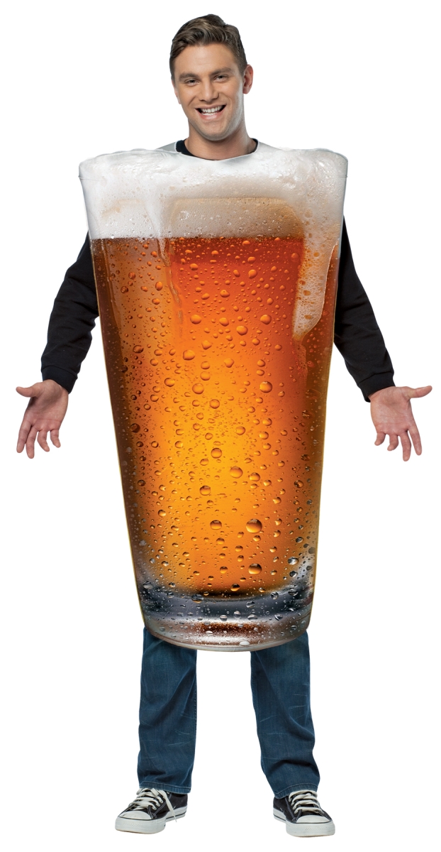 Picture of Morris Costumes GC6803 Get Real Beer Pint Adult Costume