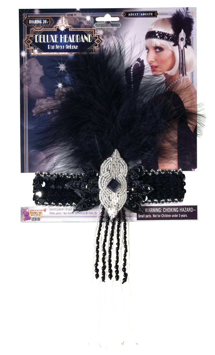 Picture of Morris Costumes FM68341 Flapper Deluxe Adult Headband Costume