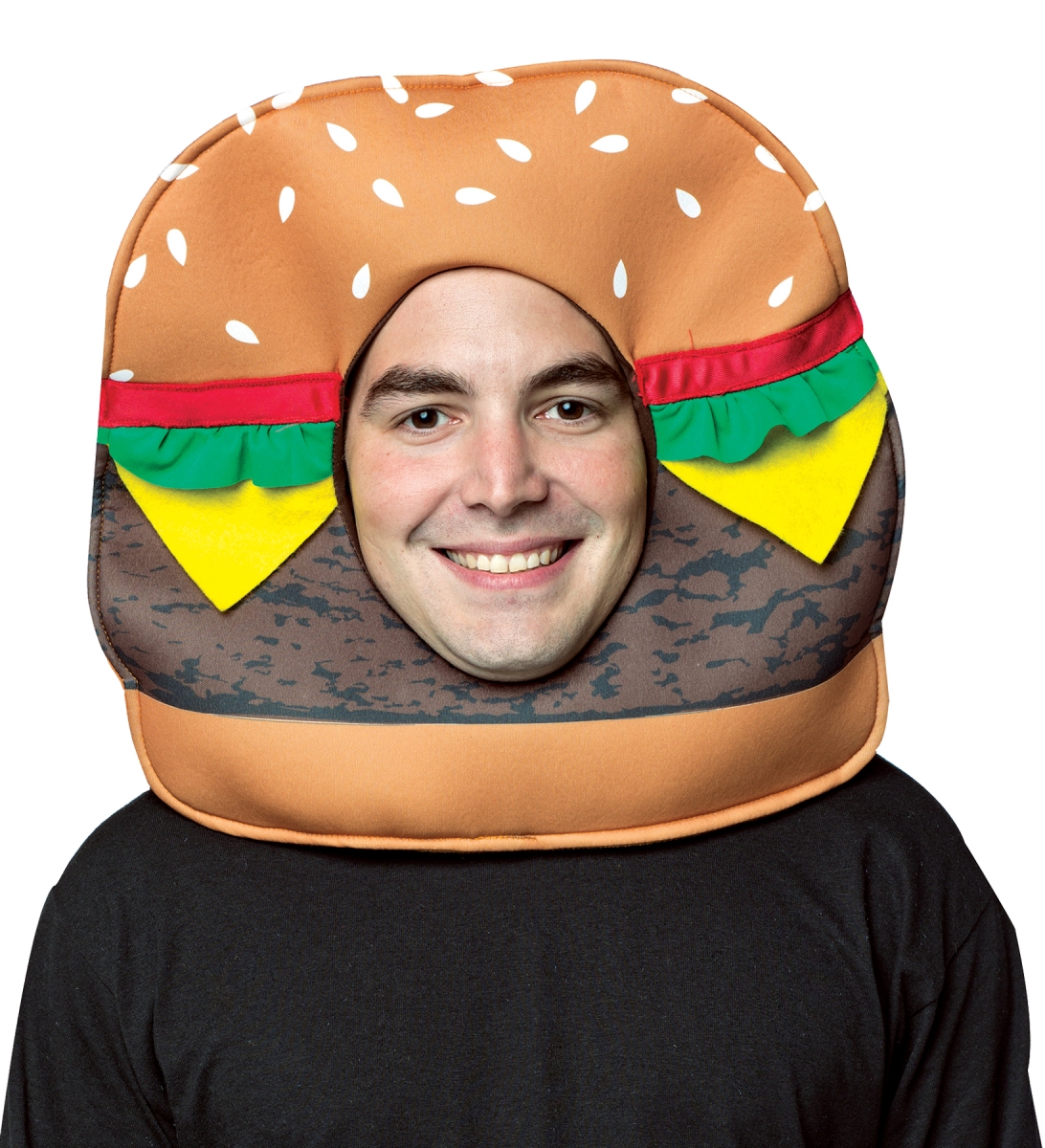 Picture of Morris Costumes GC3551 Cheeseburger Open Face Mask