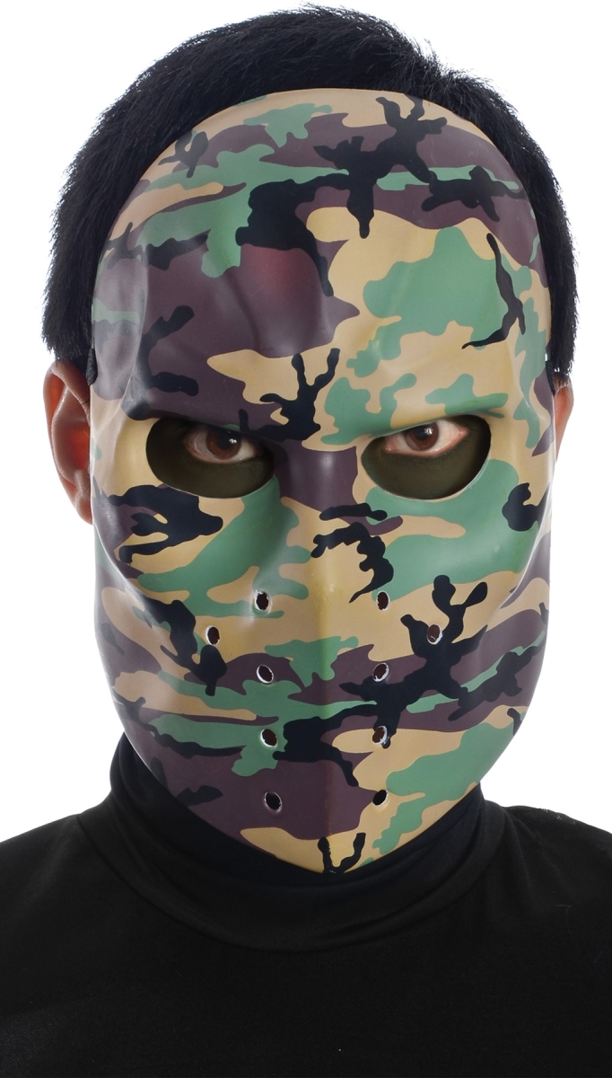 Picture of Morris Costumes MR131129 Camo Hockey Mask