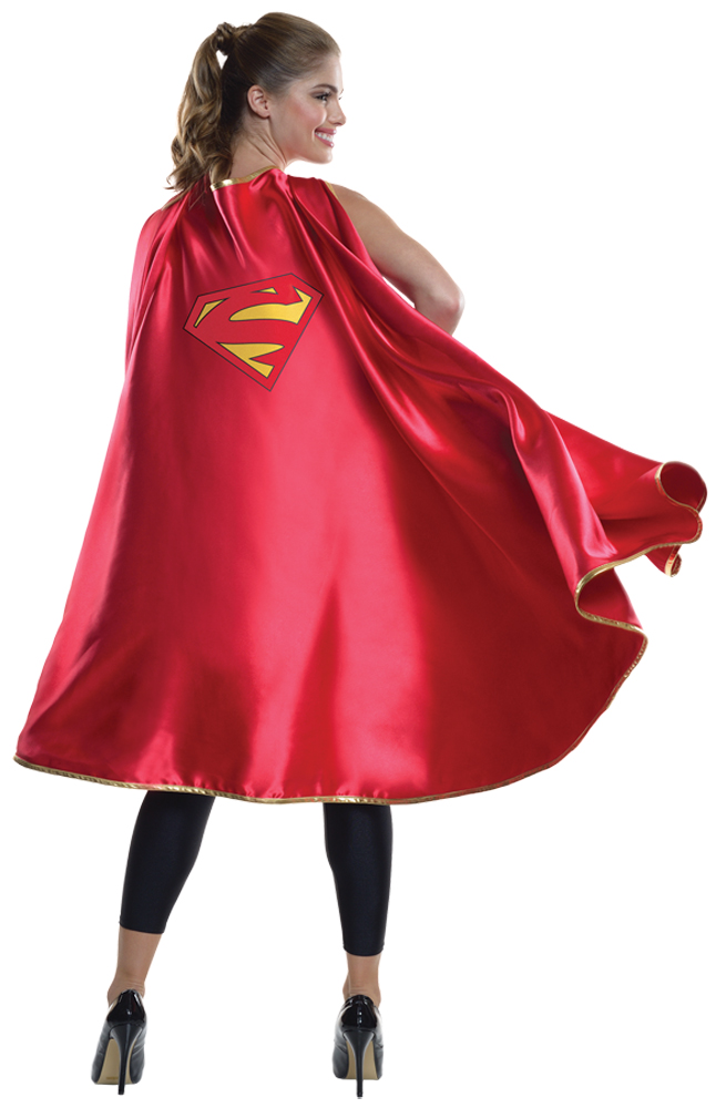 Picture of Morris Costumes RU36445 Super-Girl Adult Cape Costume