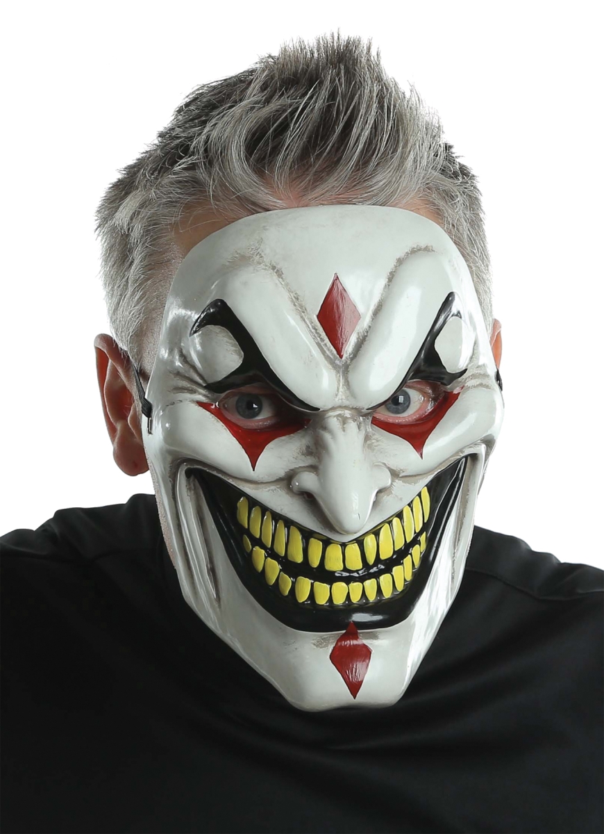 Picture of Morris Costumes MR131384 Evil Jester Injection Mask