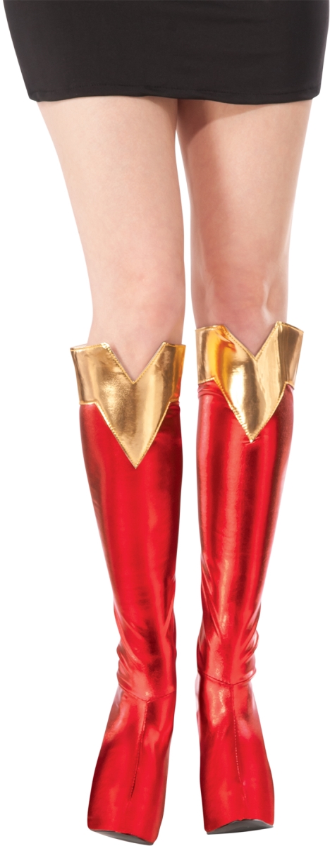 Picture of Morris Costumes RU32210 Super-Girl Adult Boot Tops Costume