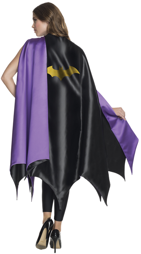 Picture of Morris Costumes RU36446 Batgirl Adult Cape Costume