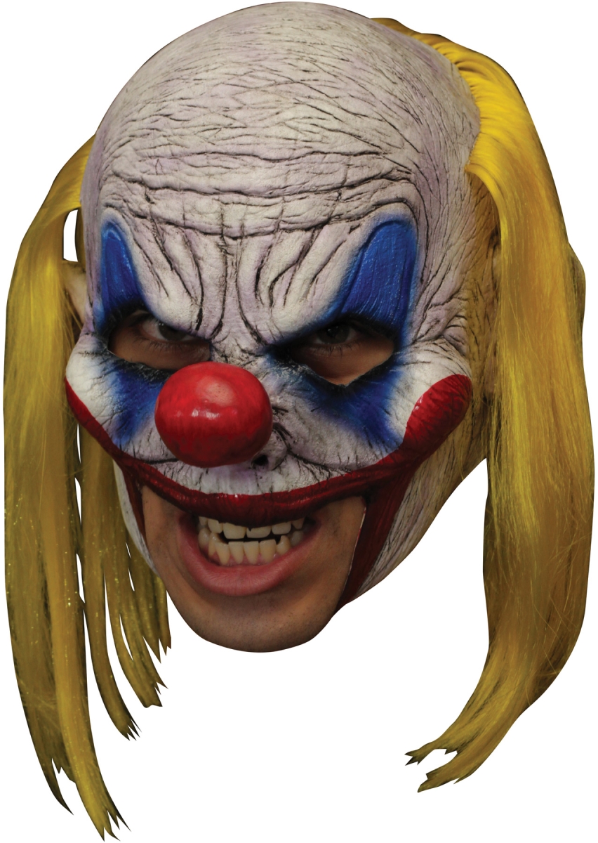 Picture of Morris Costumes TB27534 Clooney Clown Chinless Deluxe Mask Costume
