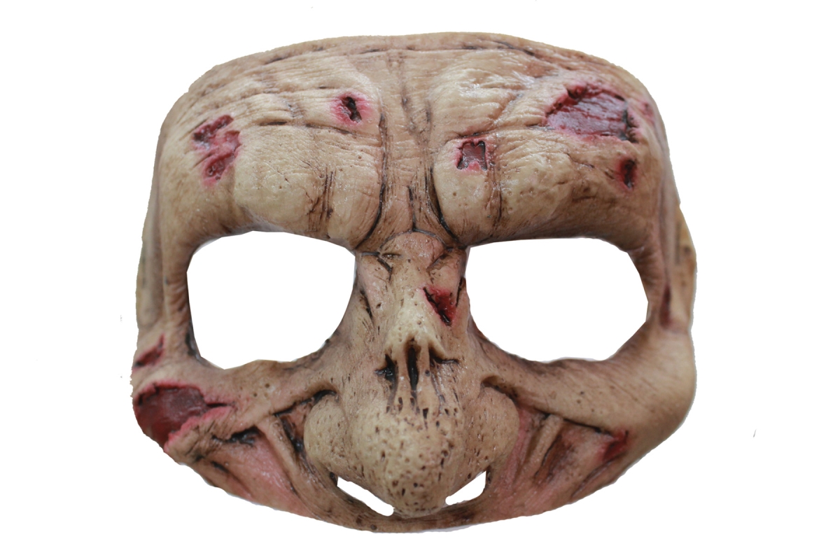 Picture of Morris Costumes TB27636 Zombie Latex Half Mask