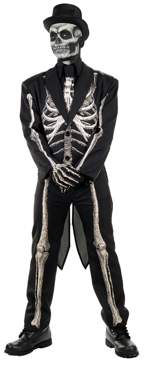 Picture of Morris Costume UR28071XXL Bone Chillin Mens Costume, Extra Large