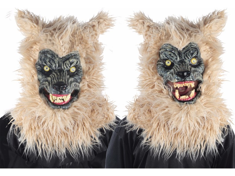Picture of Morris MR039178 Animated Werewolf Blonde Face Mask